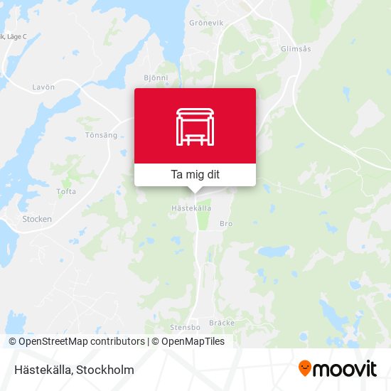 Hästekälla karta
