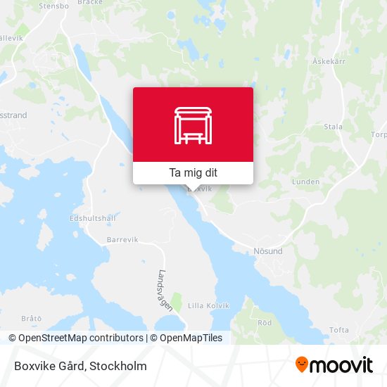 Boxvike Gård karta