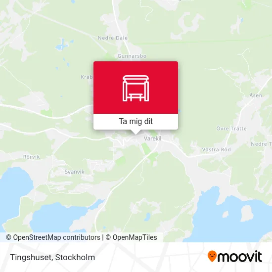Tingshuset karta