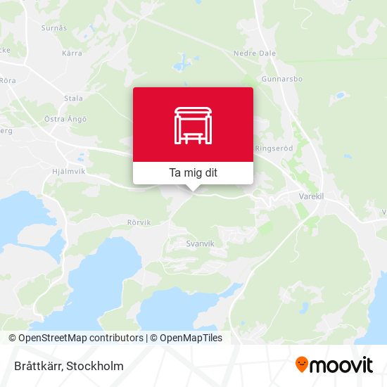 Bråttkärr karta