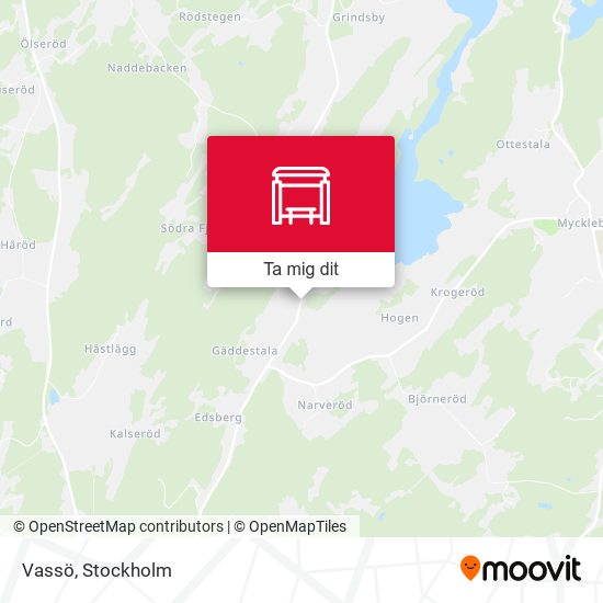 Vassö karta