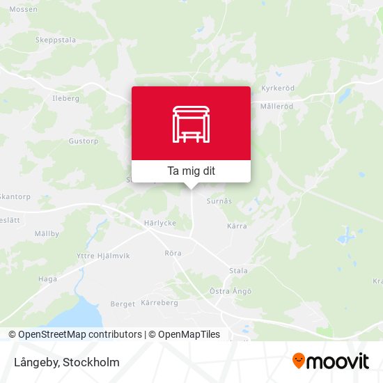 Långeby karta