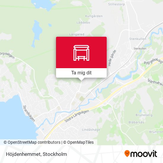 Höjdenhemmet karta