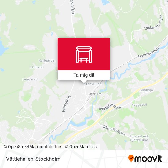Vättlehallen karta