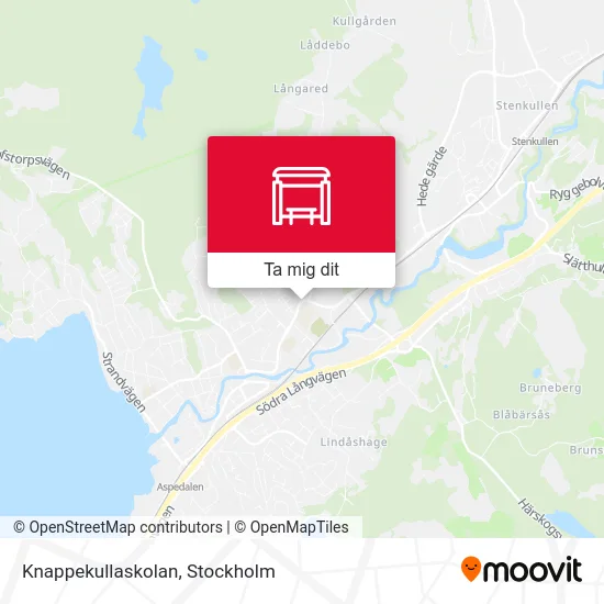 Knappekullaskolan karta