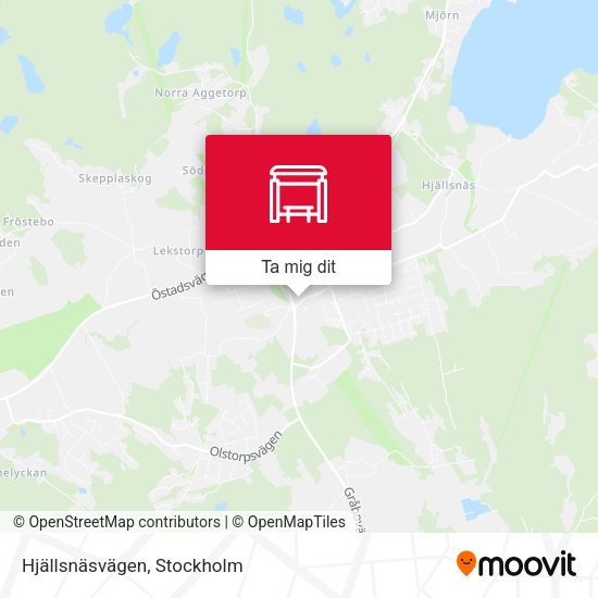 Hjällsnäsvägen karta