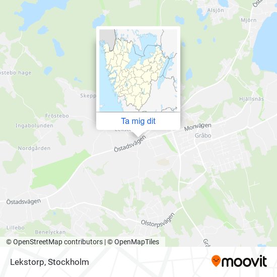 Lekstorp karta