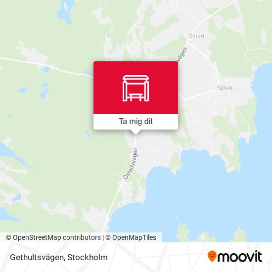 Gethultsvägen karta
