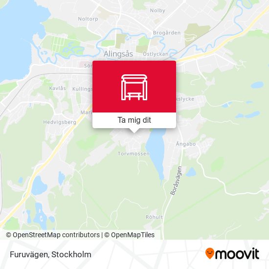 Furuvägen karta