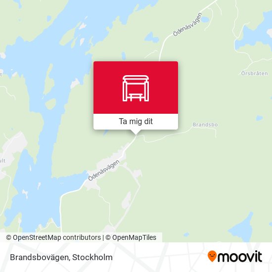 Brandsbovägen karta