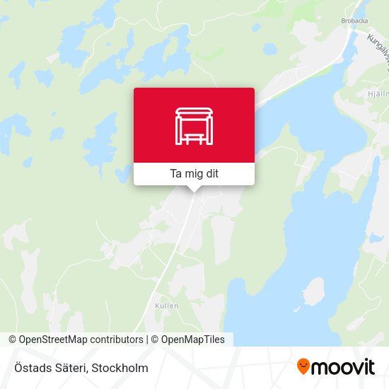 Östads Säteri karta