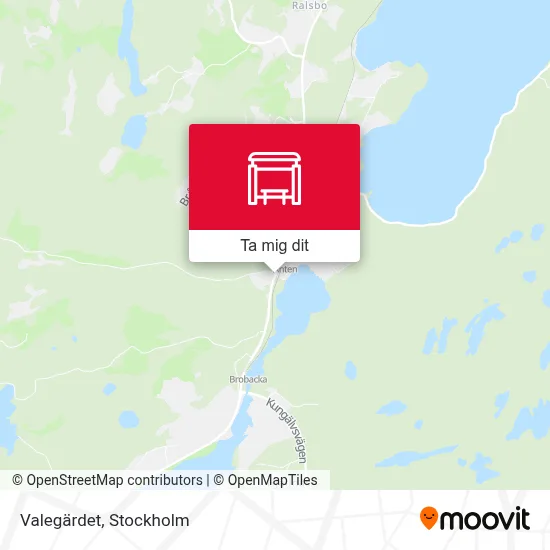 Valegärdet karta