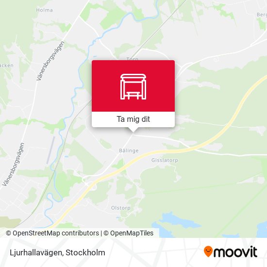 Ljurhallavägen karta