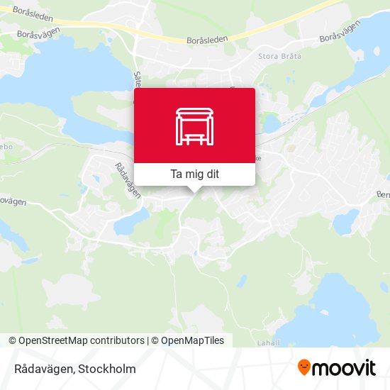 Rådavägen karta