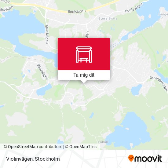 Violinvägen karta