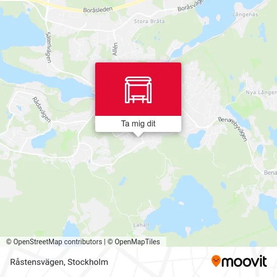 Råstensvägen karta