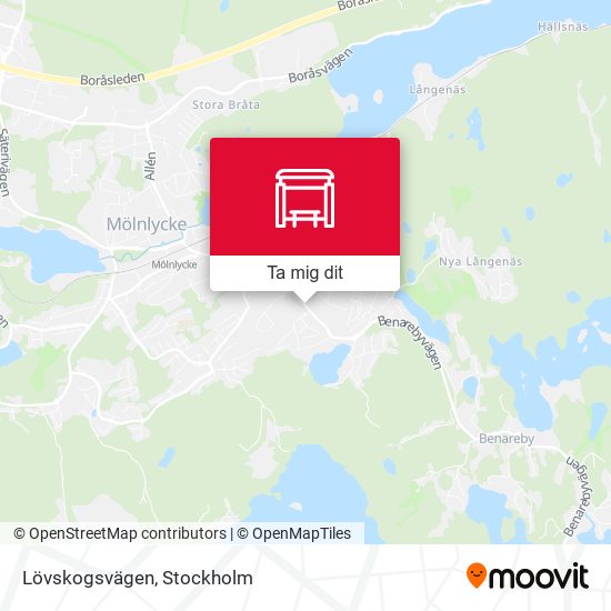 Lövskogsvägen karta