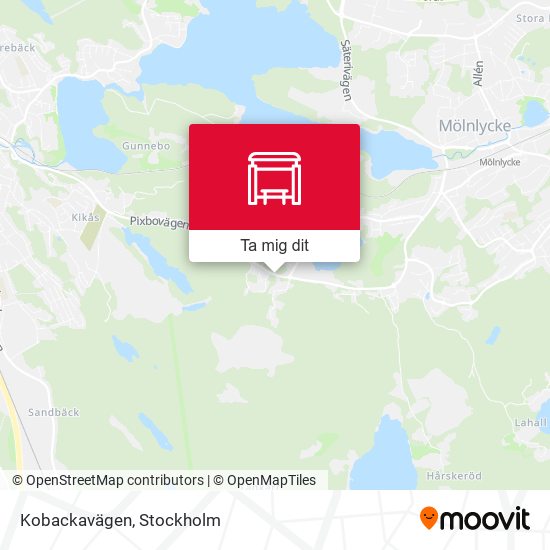 Kobackavägen karta