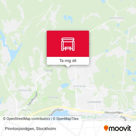 Pinntorpsvägen karta