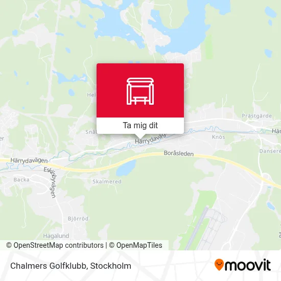 Chalmers Golfklubb karta