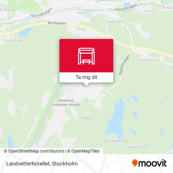 Landvetterhotellet karta