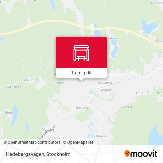 Hedebergsvägen karta