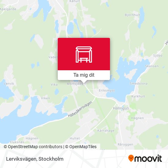 Lerviksvägen karta