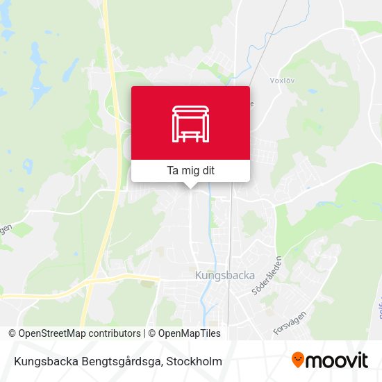 Kungsbacka Bengtsgårdsga karta