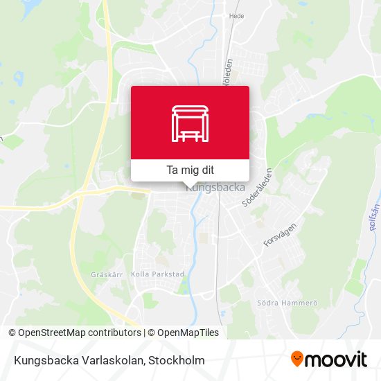 Kungsbacka Varlaskolan karta