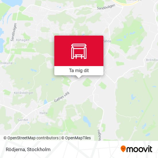 Rödjerna karta