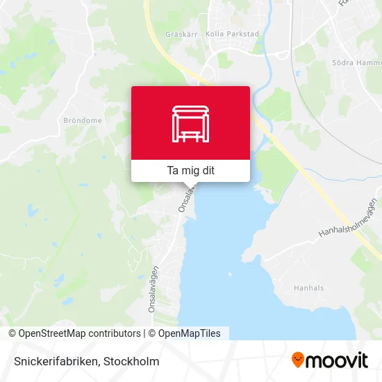 Snickerifabriken karta