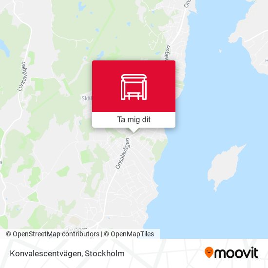 Konvalescentvägen karta