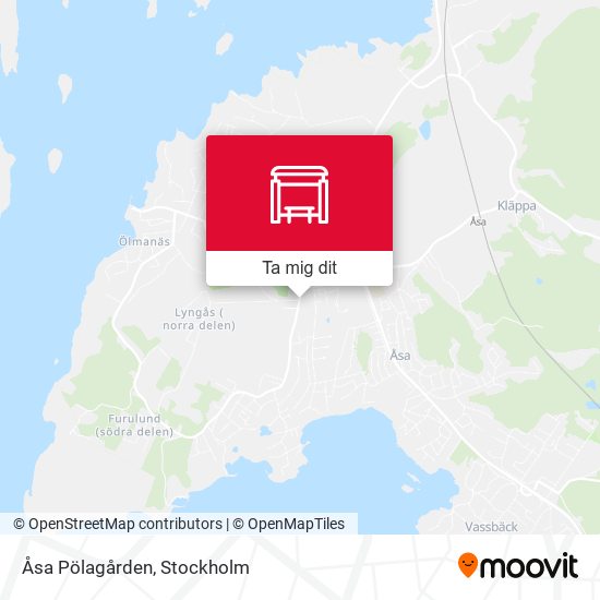 Åsa Pölagården karta