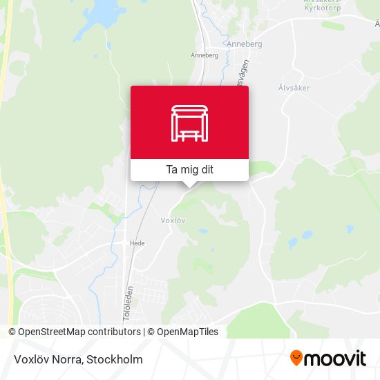 Voxlöv Norra karta
