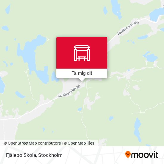 Fjälebo Skola karta