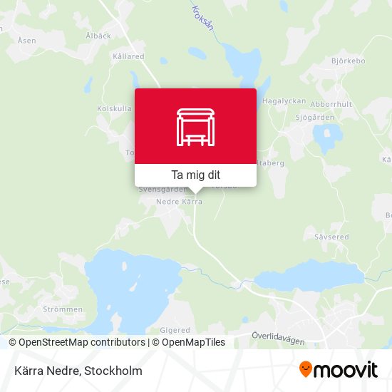 Kärra Nedre karta