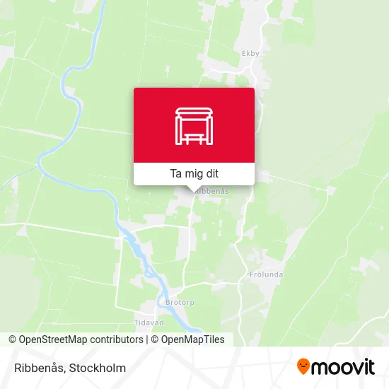 Ribbenås karta