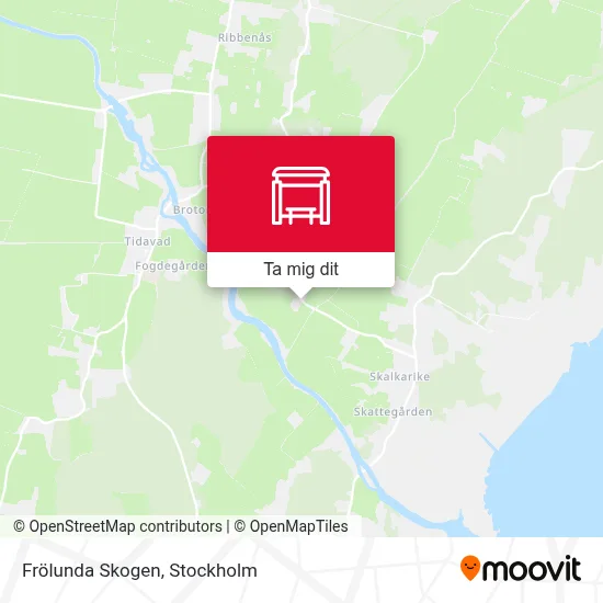 Frölunda Skogen karta