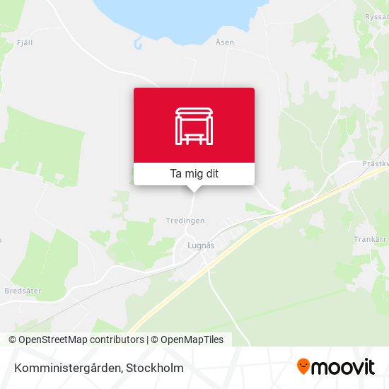 Komministergården karta