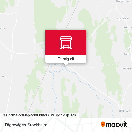 Fägrevägen karta
