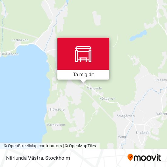 Närlunda Västra karta