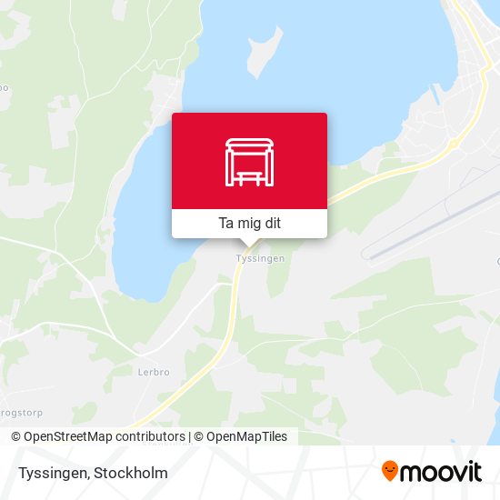 Tyssingen karta