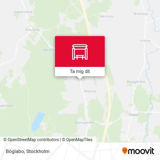 Böglabo karta