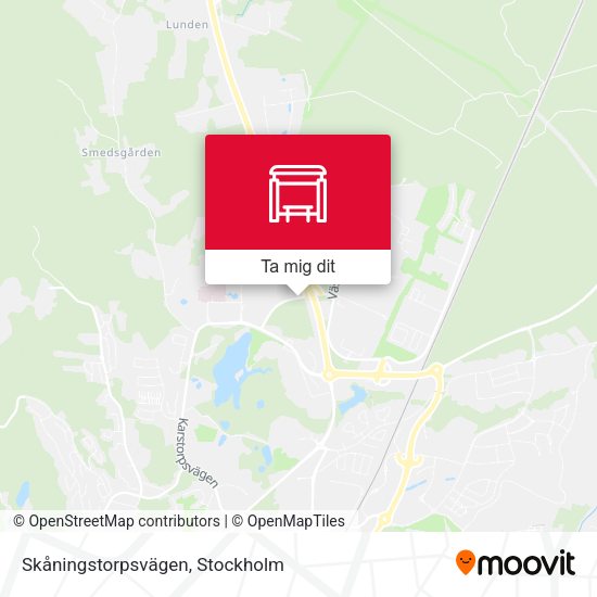 Skåningstorpsvägen karta