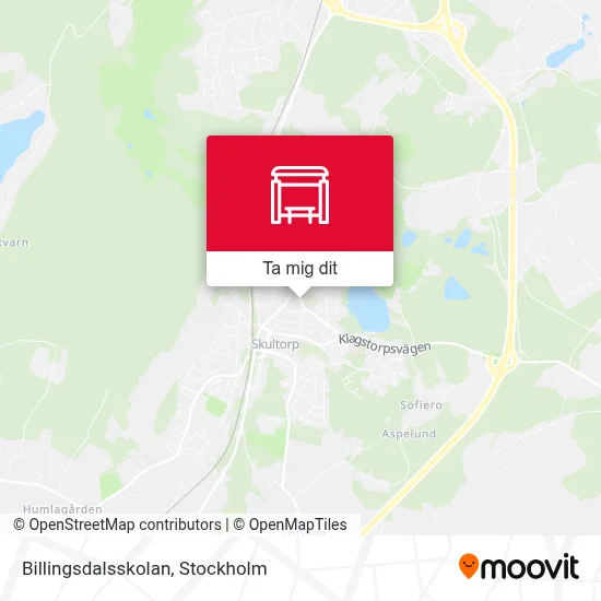 Billingsdalsskolan karta