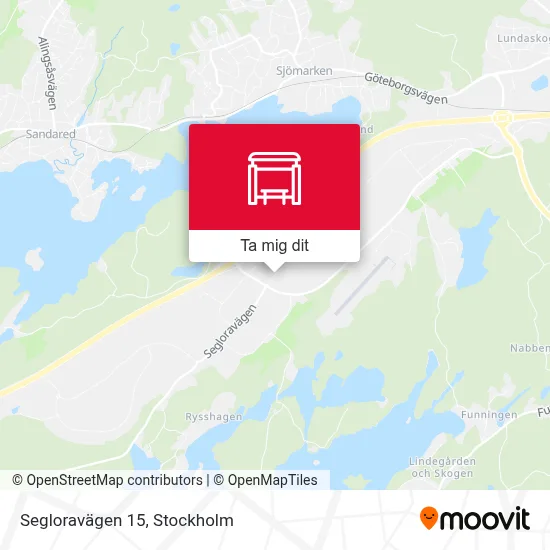 Segloravägen 15 karta