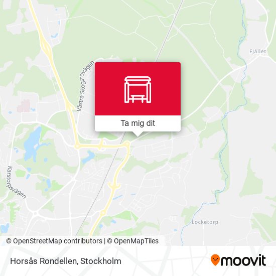 Horsås Rondellen karta