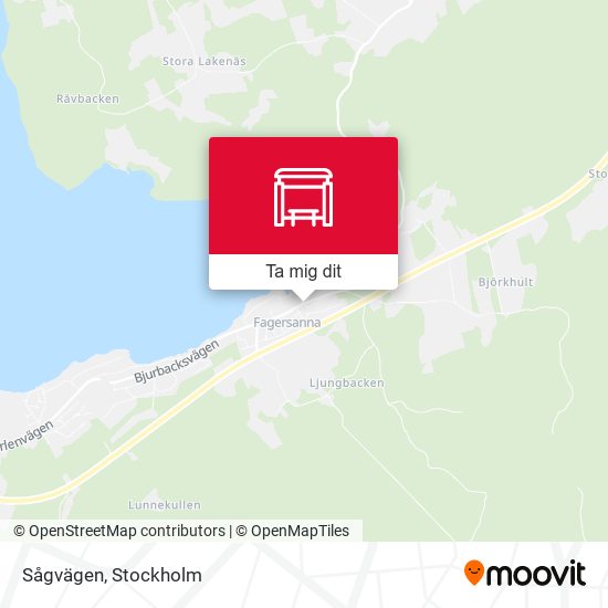 Sågvägen karta