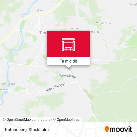 Katrineberg karta