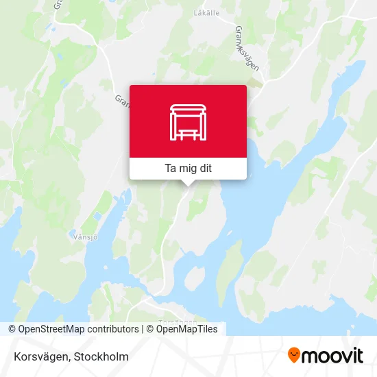 Korsvägen karta